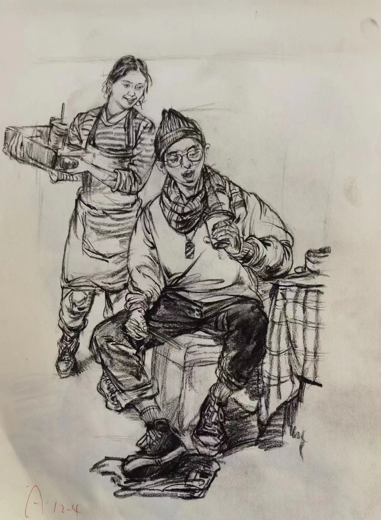 升学班学生作品