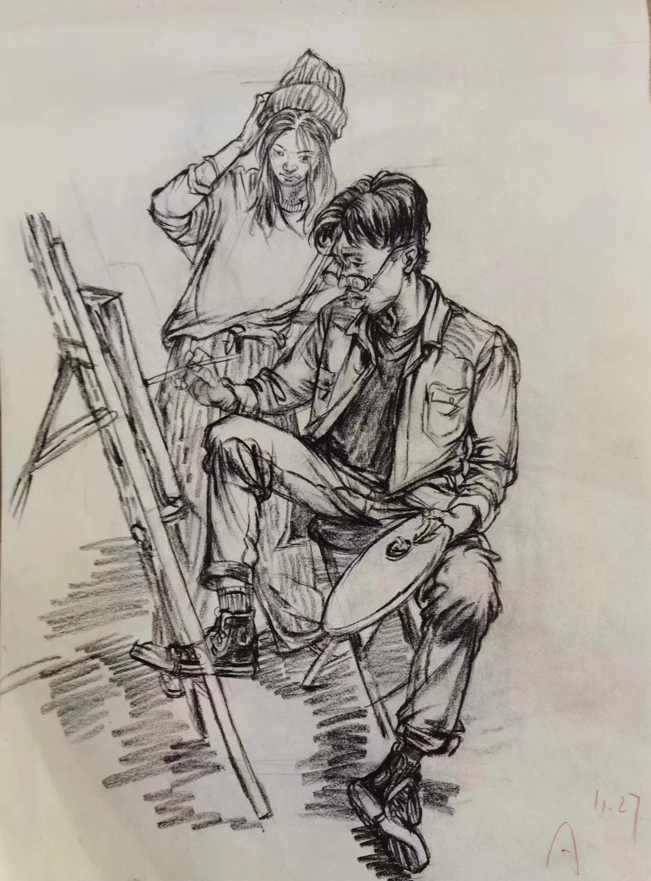 升学班学生作品